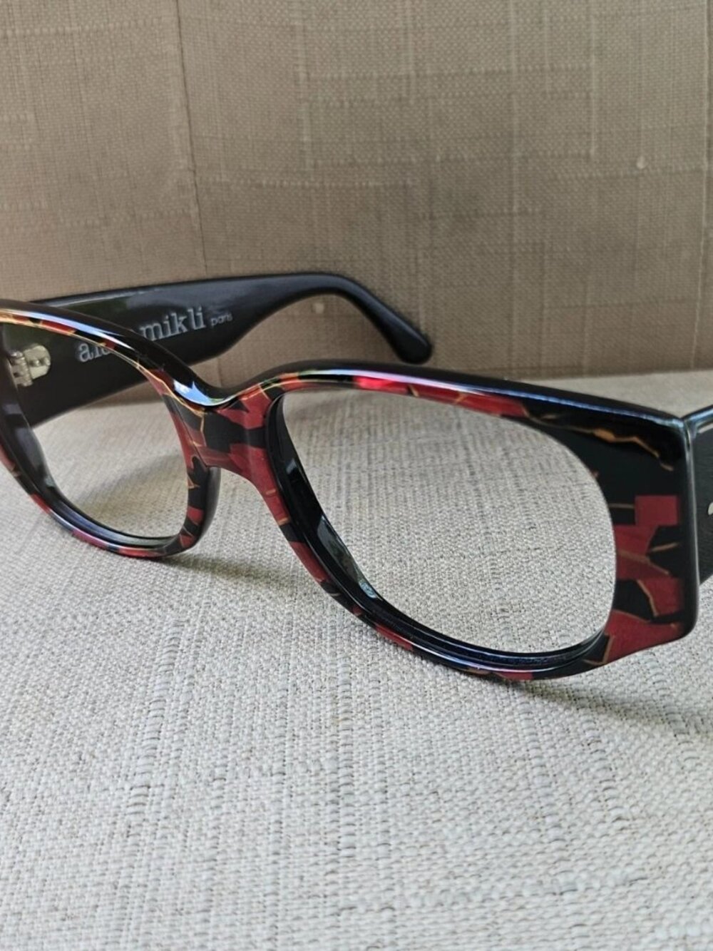 Alain Mikli Paris Women Eyeglasses Frame Black A.M.88 309 887 Handmade in France